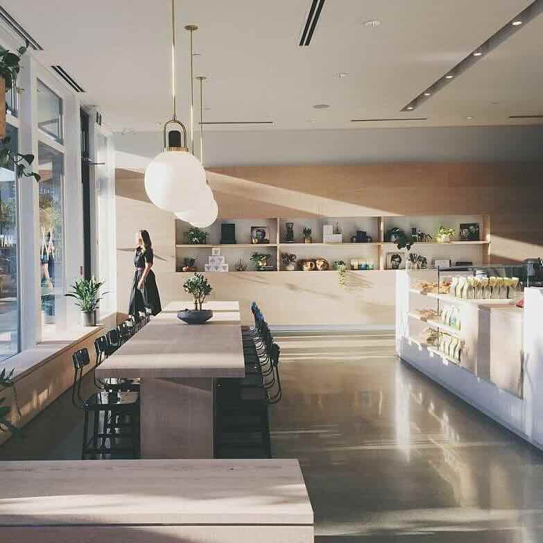 Inside cafe