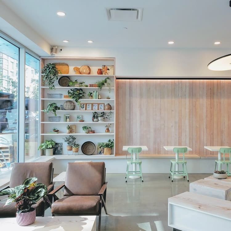 Inside cafe