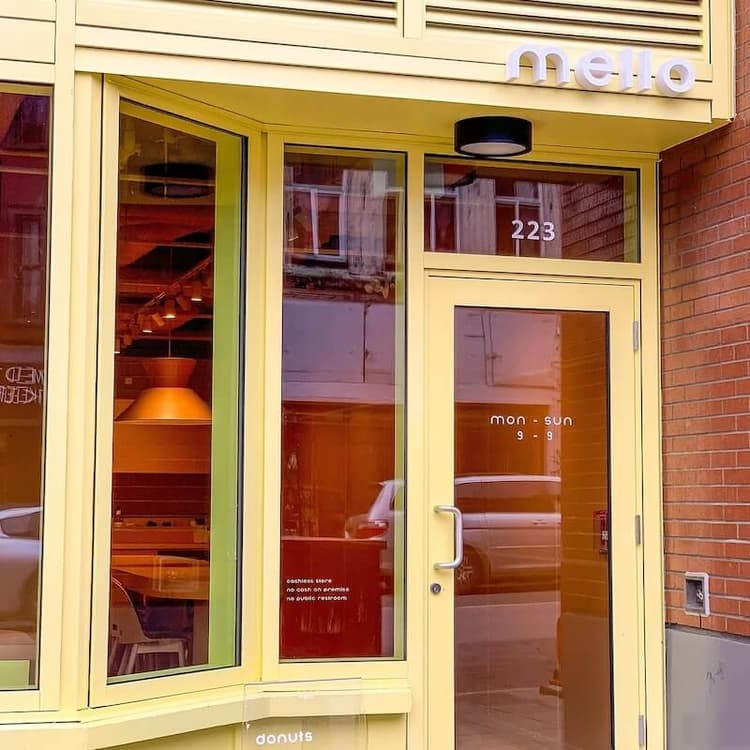 Inside cafe